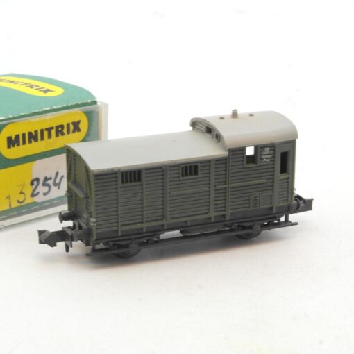 Minitrix N 51 3254 00 Güterzug-Begleitwagen in EVP RG2051 – Bild 3