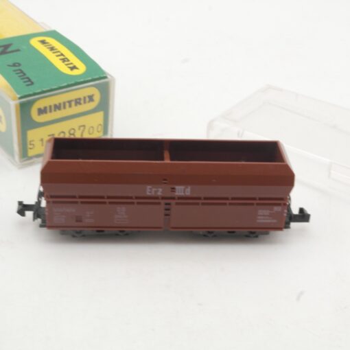 Minitrix N 51 3287 00 Selbstentladewagen Erz in OVP RR3032 – Bild 3