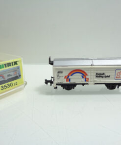 Minitrix N 51 3530 22 Schiebewandwagen Freizeit-Hobby-Spiel der DB in OVP AR4721