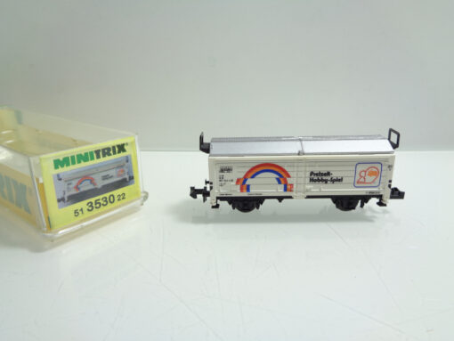 Minitrix N 51 3530 22 Schiebewandwagen Freizeit-Hobby-Spiel der DB in OVP AR4721