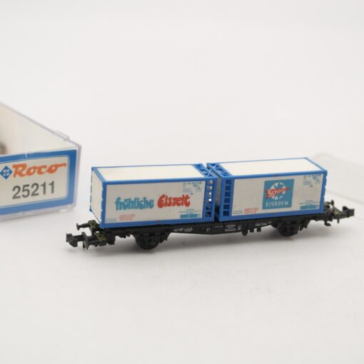 Minitrix N Containerwagen fröhliche Eiszeit in EVP RR2208