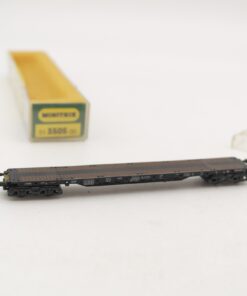 Minitrix N Flachwagen Tragwagen 434 0 158-3 in EVP RR2156