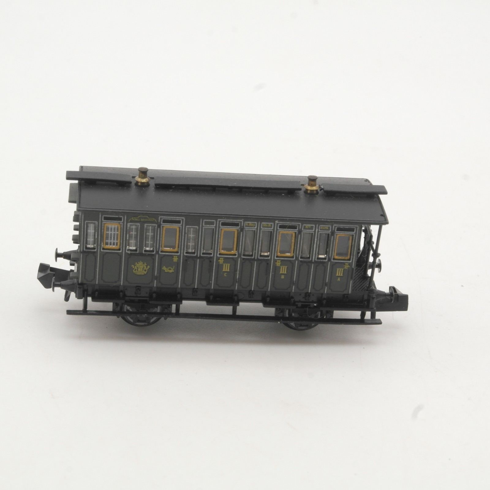 Minitrix N Personenwagen 3. Klasse der K.Bay.Sts.B. RR5038 o. – Bild 3