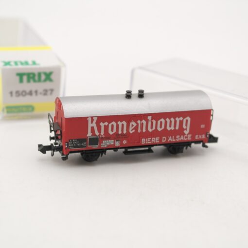 Minitrix N gedeckter Güterwagen Kronenbourg der SNCF in EVP RR2212 – Bild 3