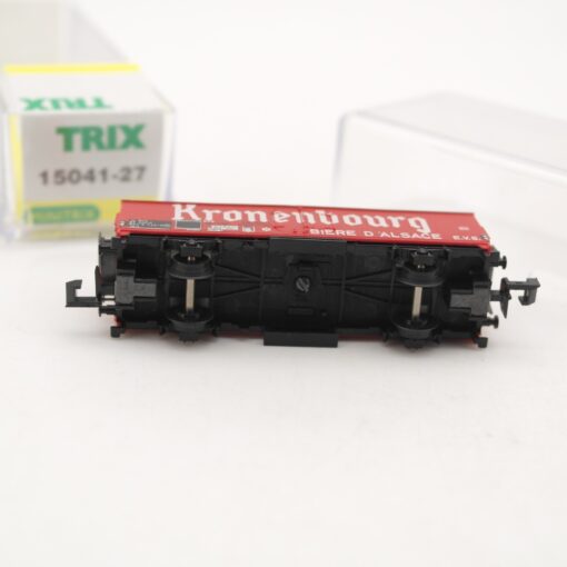 Minitrix N gedeckter Güterwagen Kronenbourg der SNCF in EVP RR2212 – Bild 4