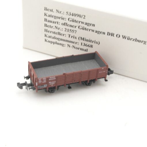 Minitrix N offener Güterwagen Würzburg der DR in EVP RR4175 – Bild 3