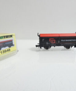 Minitrix  Spur N 13248 K Hubschiebedachwagen FUJI Magnetics in OVP AR4692