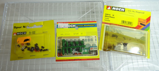 Noch Spur N Zubehörpackungen 3 Stck.  siehe Fotos in OVP AR7659