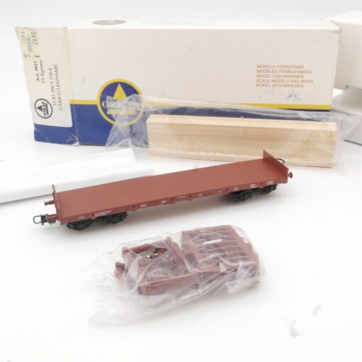 Oskar H0 4021 Flachwagen mit Ladung der SNCF in OVP QR3711