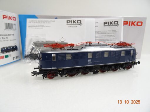 Piko H0 51861 AC E-Lok BR 118 020-7 der DB mfx Digital in OVP JL3533