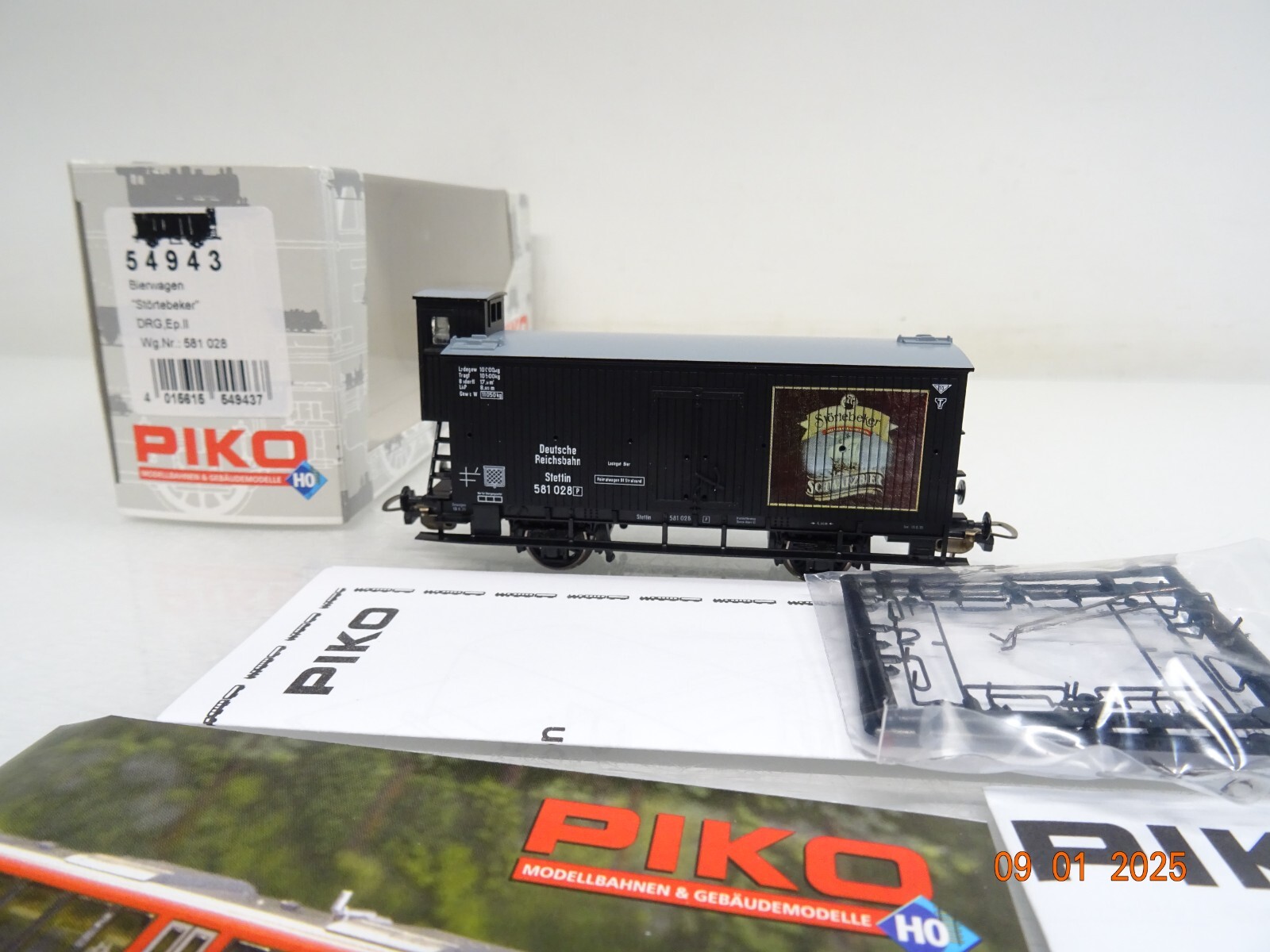 Piko H0 54943 Kühlwagen Störtebeker der DR in OVP PR5180