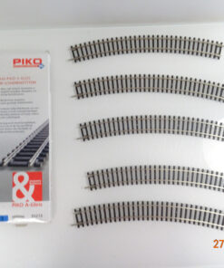 Piko H0 55213 A Gleis gebogenes Gleis r 484mm 5Stück siehe Foto in OVP CK3194