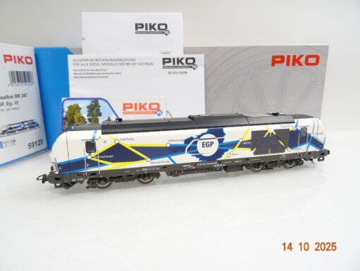 Piko H0 59120 Diesellok BR 247 904-6 EGP PluX 22 LED in OVP JL3595