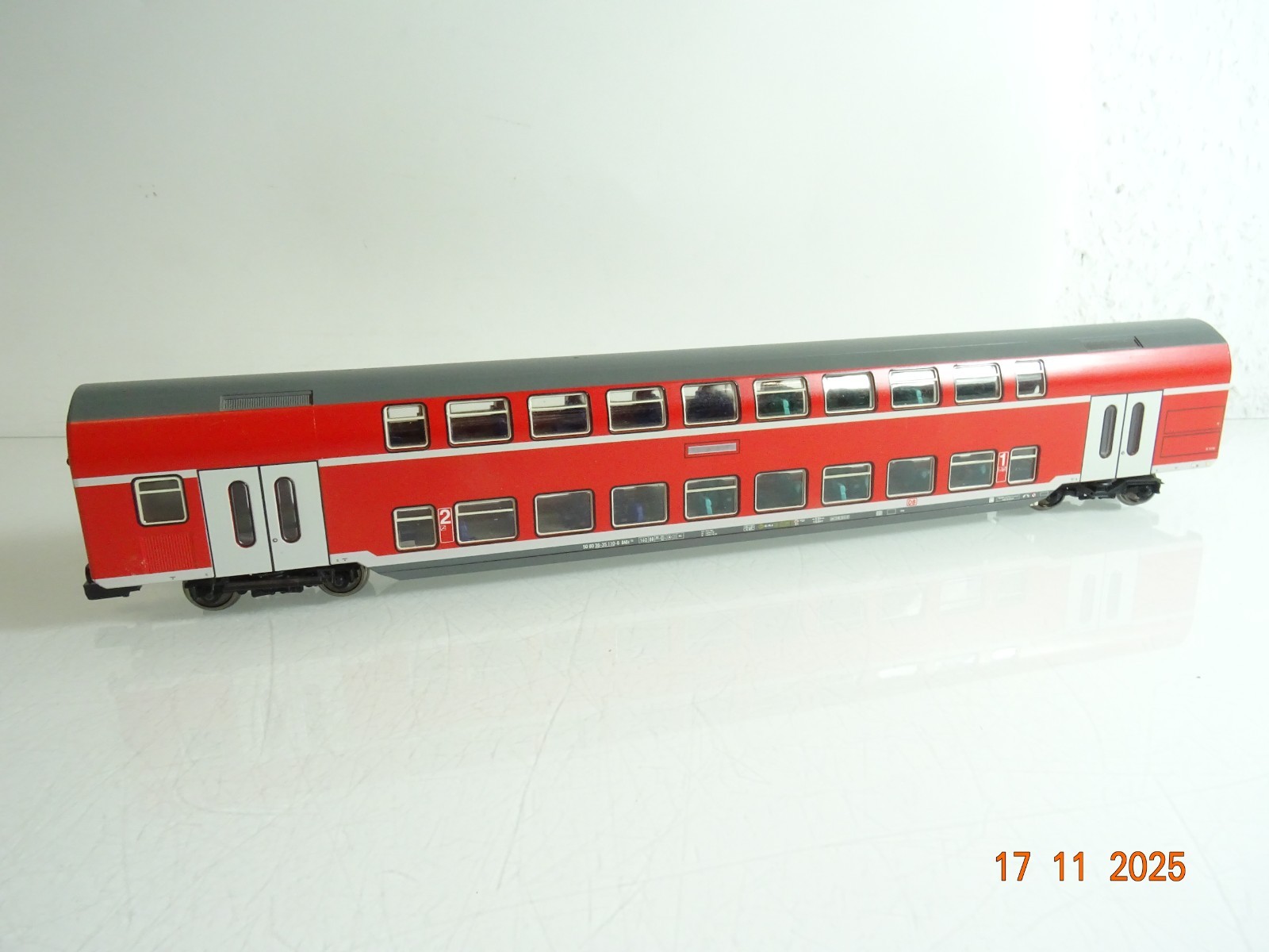 Piko H0 Doppelstock-Wagen 1./2. Klasse 50 80 36-35 110-6 der DB RR4647 o.