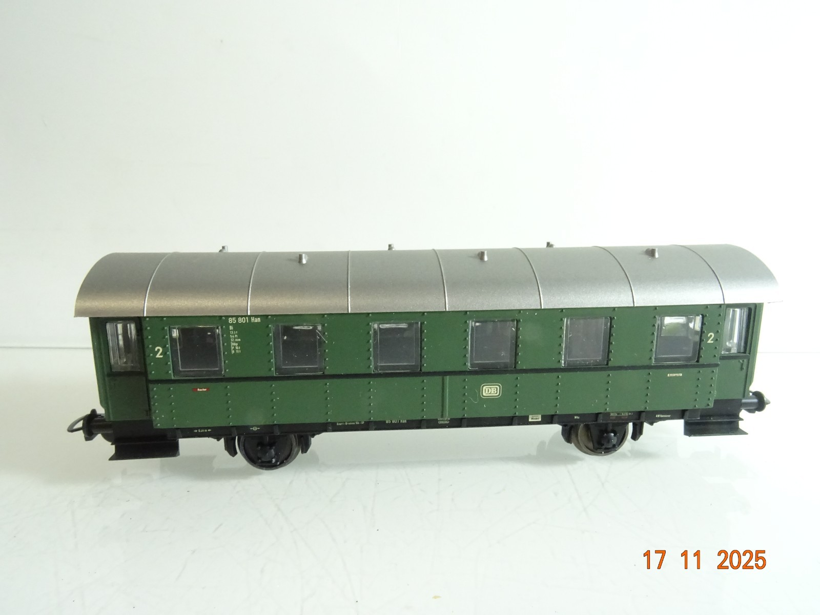 Piko H0 Personenwagen 2. Klasse 85 801 Han der DB RR4669 o.