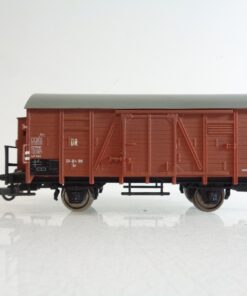 Piko H0 gedeckter Güterwagen 04-84-99 mit Bremserhaus der DR BH966 o.