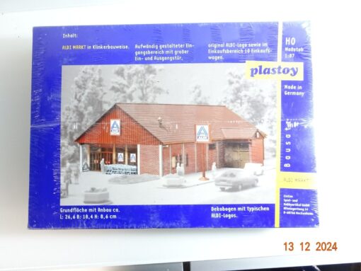 Plastoy H0 Bausatz Aldi Markt in OVP CK4895 – Bild 3
