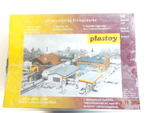 Plastoy H0 Güterumschlag Kleingewerbe 5 Gebäudebausätze siehe Foto in OVP CK4365 – Bild 3
