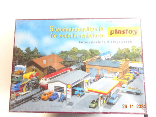 Plastoy H0 Güterumschlag Kleingewerbe 5 Gebäudebausätze siehe Foto in OVP CK4365