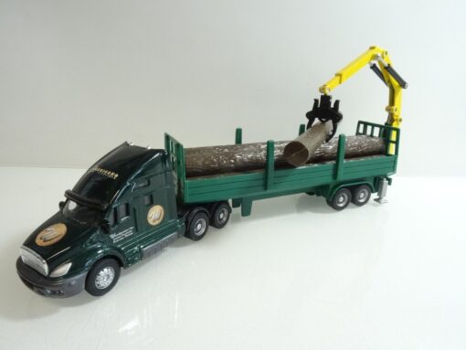 Playland M79 Cityliner Holztransporter mit Kran, siehe Foto in OVP QR3789