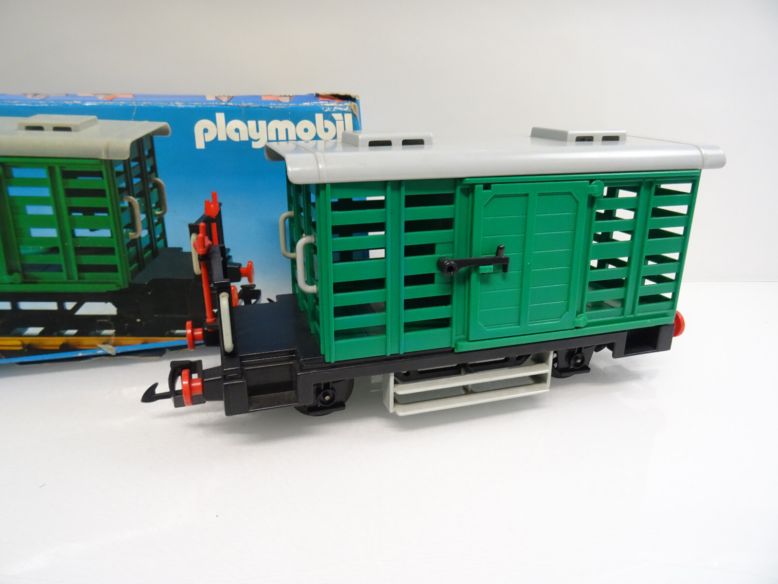 Playmobil Spur G 4101 Viehwagen grün in OVP LE1394