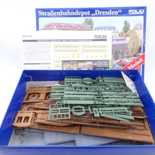 Pola Bausatz H0 675 Straßenbahndepot Dresden in OVP EX5190 – Bild 3
