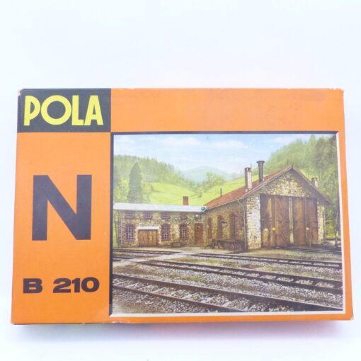 Pola Bausatz Spur N B 210 alter Lokschuppen in OVP EX6811
