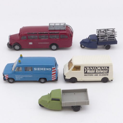 Praline 1:87 5er-Pack diverse ältere Fahrzeuge in Tüte sieh Bilder o. EX5777