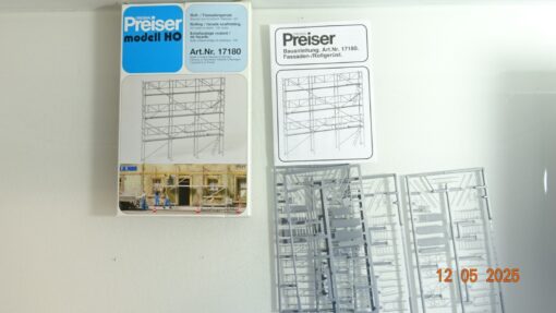 Preiser 17180 Roll u. Fassadengerüst siehe Fotos in OVP CK8126
