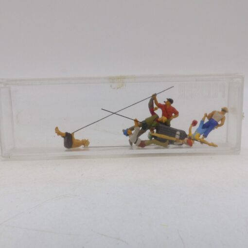 Preiser (?) 1:87 H0 - Figuren-Set: Angler und ein Schäfer, in OVP EB8700 – Bild 3