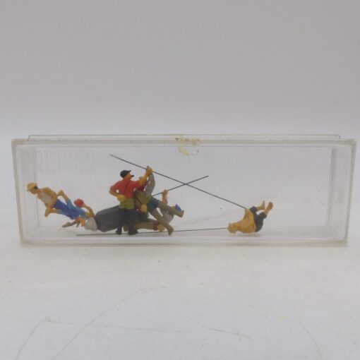 Preiser (?) 1:87 H0 - Figuren-Set: Angler und ein Schäfer, in OVP EB8700