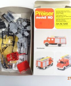 Preiser H0 1248 Tanklöschfahrzeug TLF 16 MB 1113B/36 Ziegler in OVP RR1308