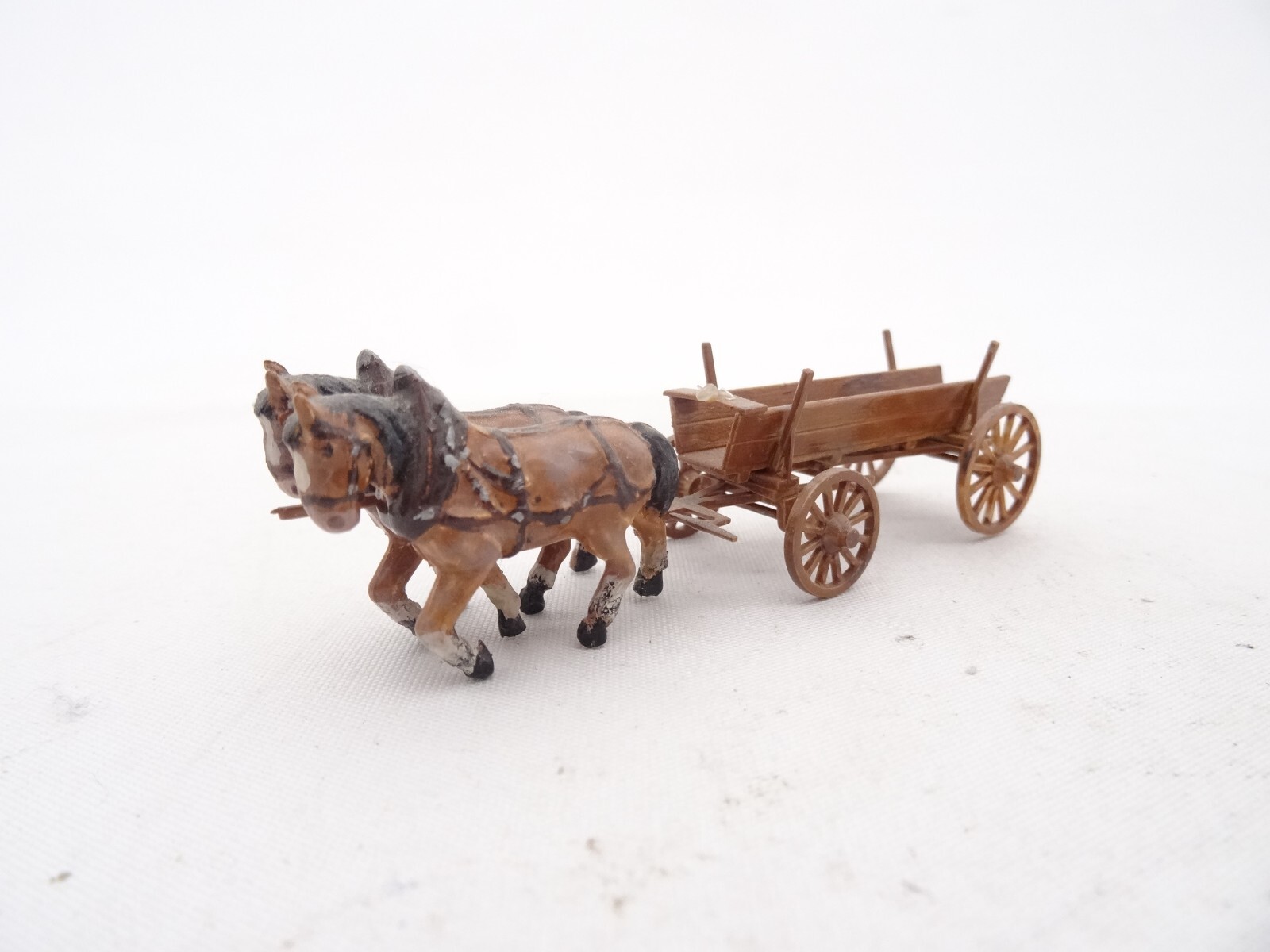 Preiser H0 Gespann mit Anhänger RR1934 o.