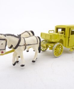 Preiser H0 Gespann mit Kutsche ohne Fahrer RR1685 o.