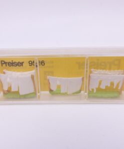 Preiser Spur N 1:160 9056 Wäscheleinen mit Wäsche 5 Stück in OVP EX8259