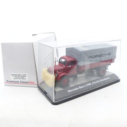 PremiumClassiXXs 1:43 12452 MB L 3500 Pritsche Porsche Renndienst in OVP EX7716