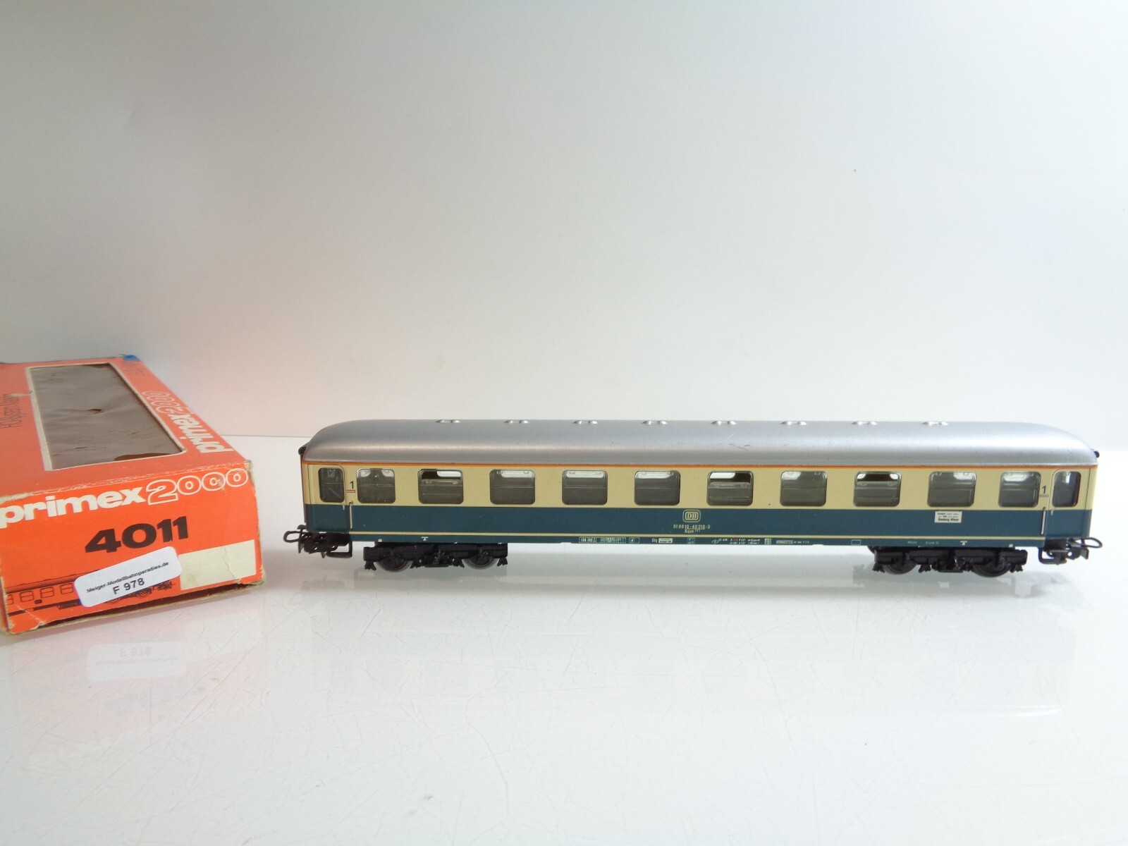 Primex H0 4011 AC D-Zug-Wagen Personenwagen in OVP F978