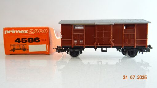 Primex H0 4586 gedeckter Güterwagen in OVP PR9229