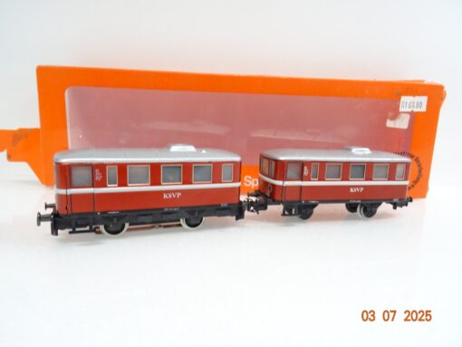 Primex Märklin H0 3018 Schienenbus mit Beiwagen KSVP in OVP JL1185