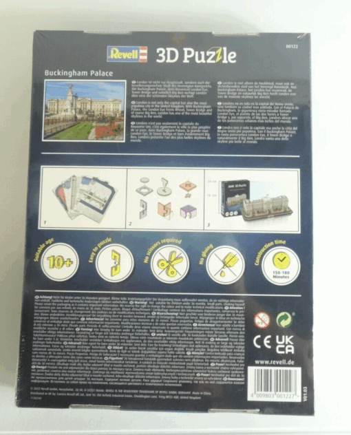 Revell 00122 Buckingham Palace 3D Puzzle 40 cm in ungeöffneter OVP QR5474 – Bild 4