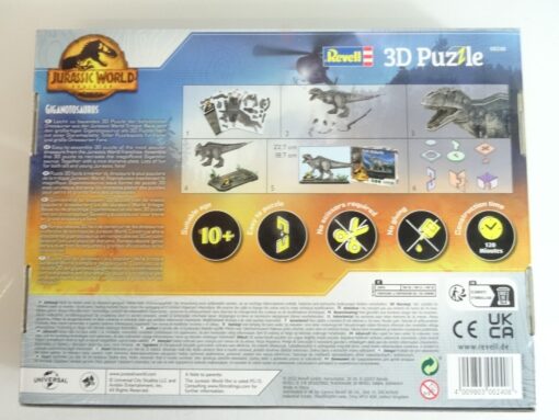 Revell 00240 Jurassic Giganotosaurus 60 Teile 3D Puzzle neuwertig in OVP QR5439 – Bild 3