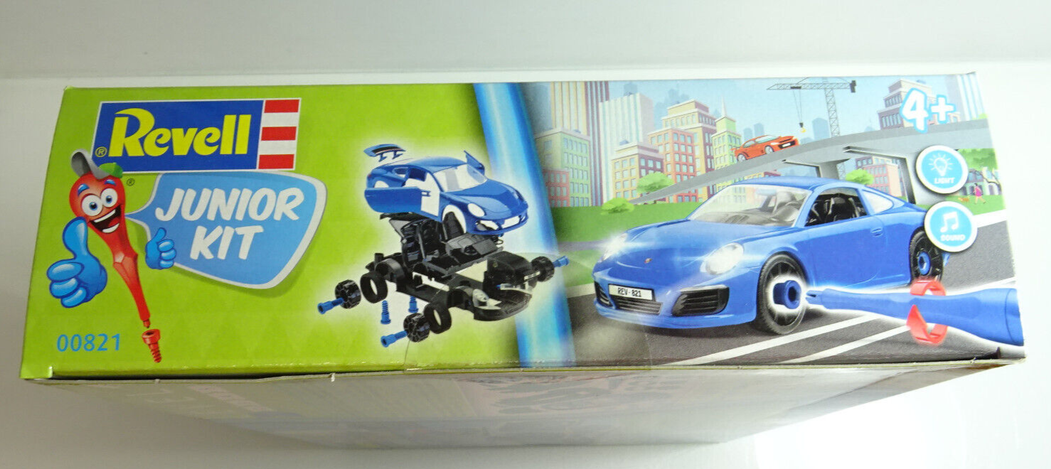 Revell Junior Kit Bausatz 00821 Porsche 911 Carrera S blau in OVP EX3185 – Bild 3