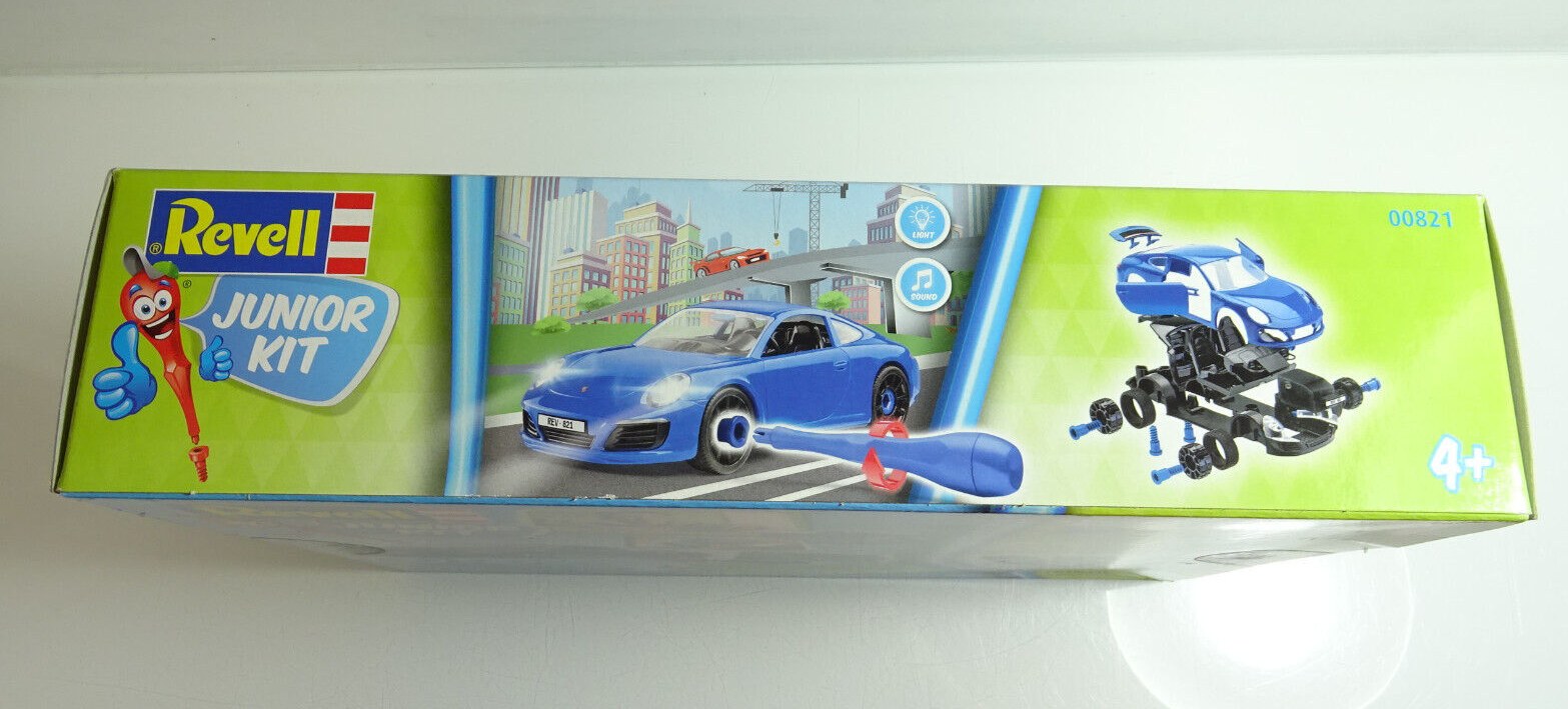 Revell Junior Kit Bausatz 00821 Porsche 911 Carrera S blau in OVP EX3185 – Bild 6