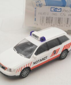 Rietze 1:87 50674 Audi A6 C5 Avant Notarzt in OVP RA2496