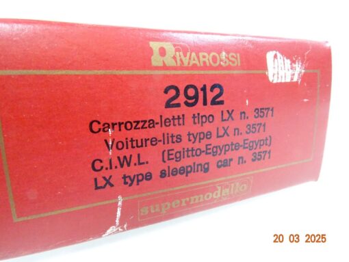 Rivarossi H0 2912 Ägypten Schlafwagen 3571A der CIWL in OVP LE9544 – Bild 3