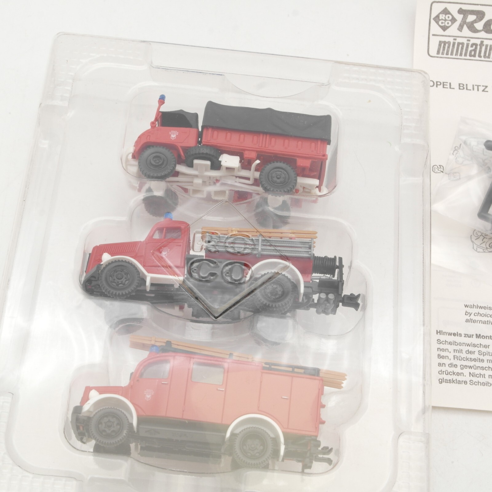 Roco 1:87 1325 Feuerwehr-Set Sonder-Auflage '85 in OVP RR436 – Bild 3