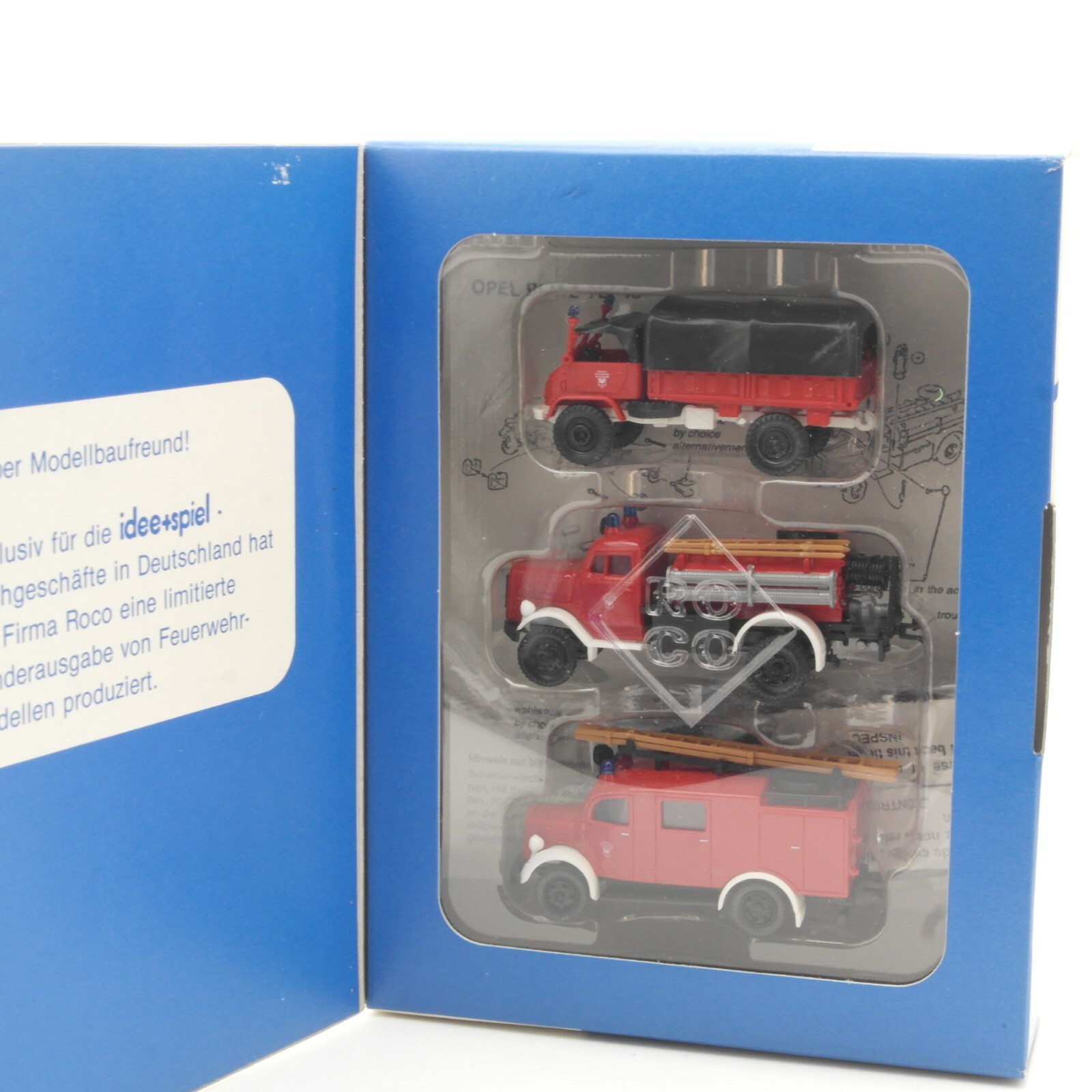 Roco 1:87 1325 Feuerwehr-Set Sonder-Auflage '85 in OVP RR436 – Bild 4