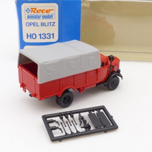 Roco 1:87 1331 Opel Blitz Pritsche/Plane rot neutral in OVP EX6743 – Bild 3