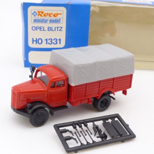 Roco 1:87 1331 Opel Blitz Pritsche/Plane rot neutral in OVP EX6743