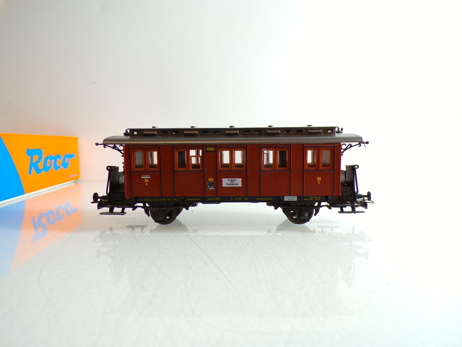 Roco H0 4210 Personenwagen 3.Kl. der K.P.E.V. in OVP BH1349 – Bild 3